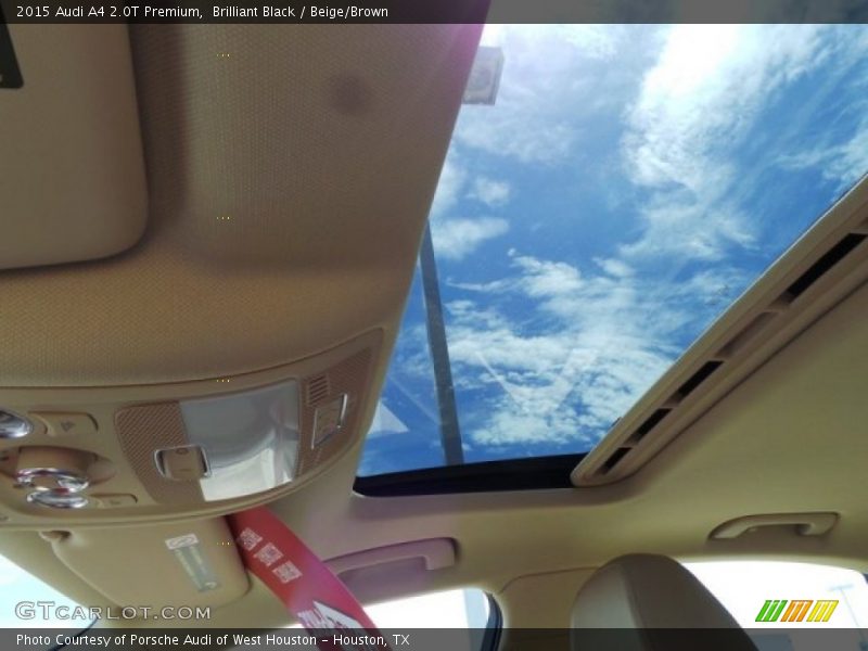 Brilliant Black / Beige/Brown 2015 Audi A4 2.0T Premium