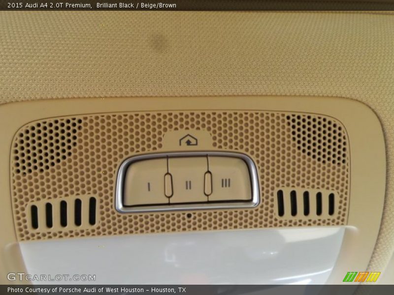 Brilliant Black / Beige/Brown 2015 Audi A4 2.0T Premium