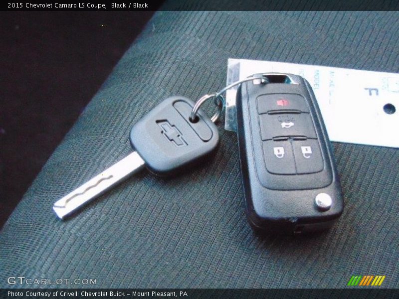 Black / Black 2015 Chevrolet Camaro LS Coupe