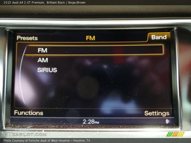 Brilliant Black / Beige/Brown 2015 Audi A4 2.0T Premium