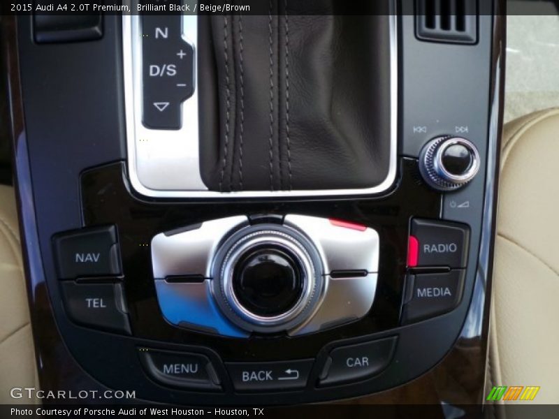Brilliant Black / Beige/Brown 2015 Audi A4 2.0T Premium