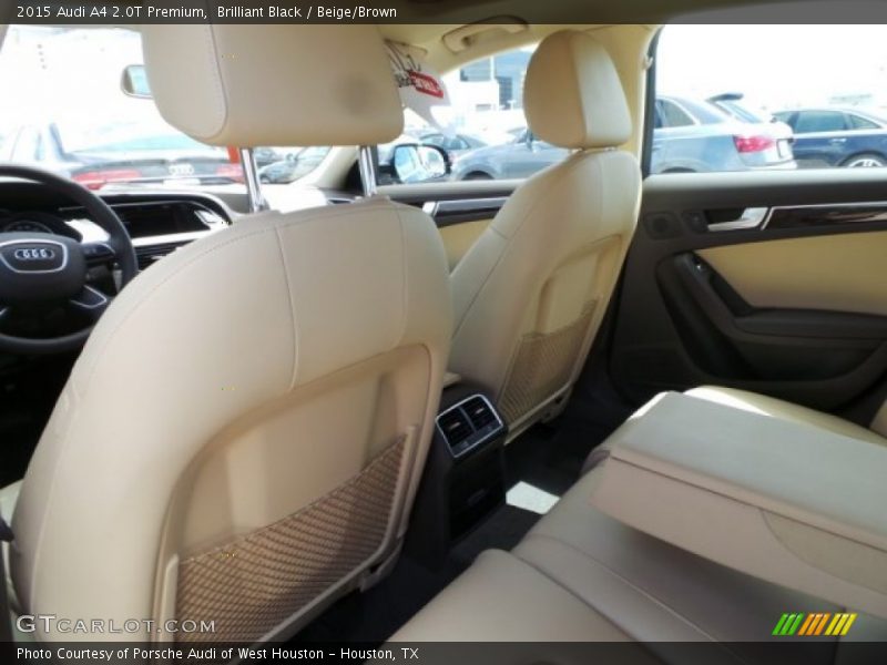 Brilliant Black / Beige/Brown 2015 Audi A4 2.0T Premium