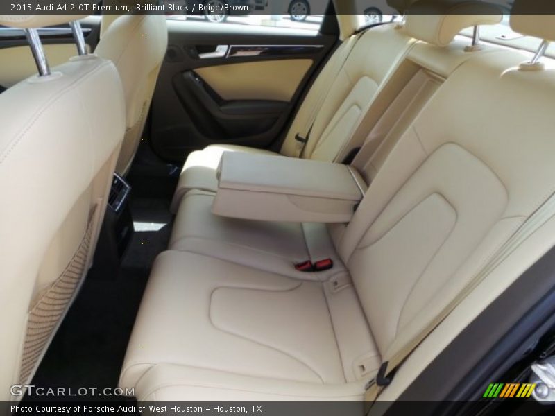 Brilliant Black / Beige/Brown 2015 Audi A4 2.0T Premium