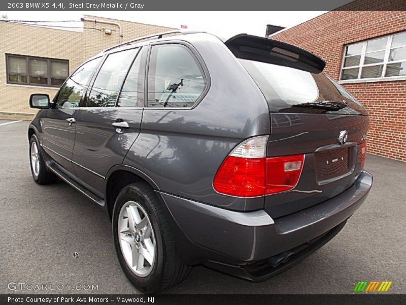Steel Grey Metallic / Gray 2003 BMW X5 4.4i