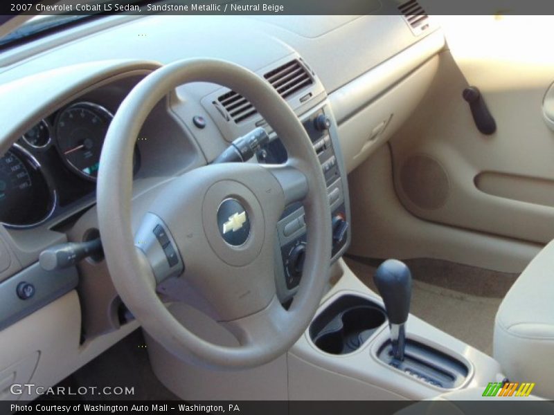Sandstone Metallic / Neutral Beige 2007 Chevrolet Cobalt LS Sedan