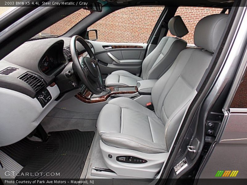 Steel Grey Metallic / Gray 2003 BMW X5 4.4i