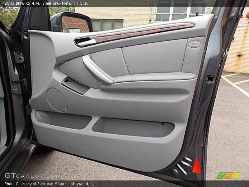Steel Grey Metallic / Gray 2003 BMW X5 4.4i