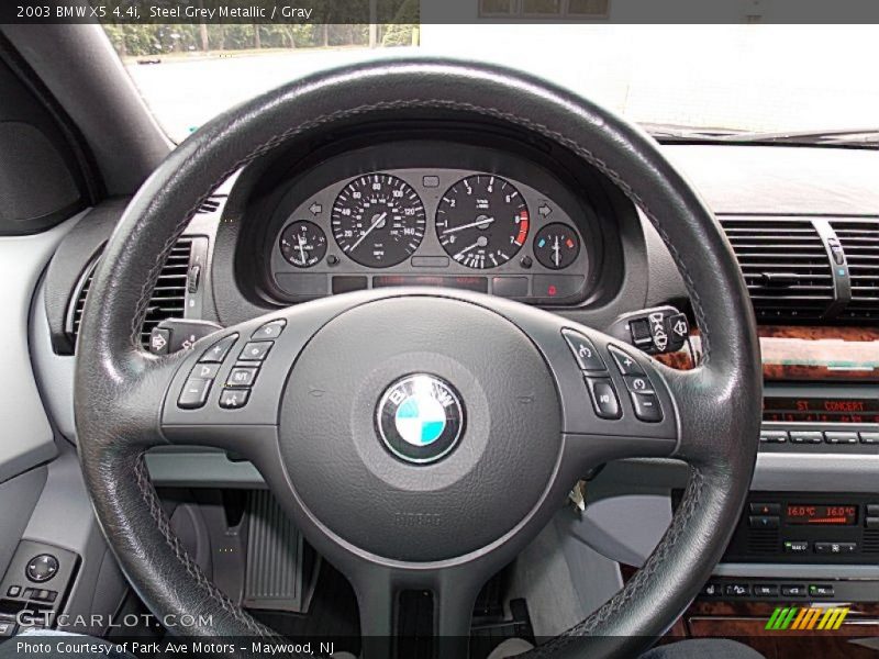 Steel Grey Metallic / Gray 2003 BMW X5 4.4i