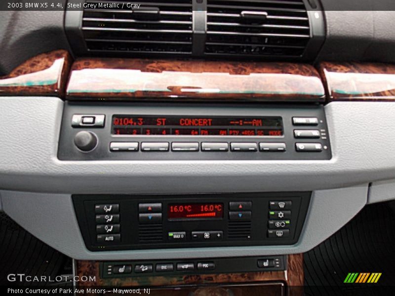 Steel Grey Metallic / Gray 2003 BMW X5 4.4i