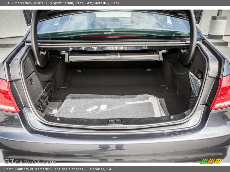 Steel Gray Metallic / Black 2014 Mercedes-Benz E 350 Sport Sedan