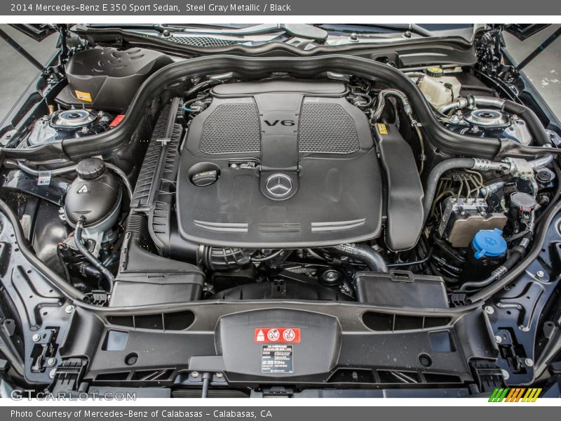Steel Gray Metallic / Black 2014 Mercedes-Benz E 350 Sport Sedan