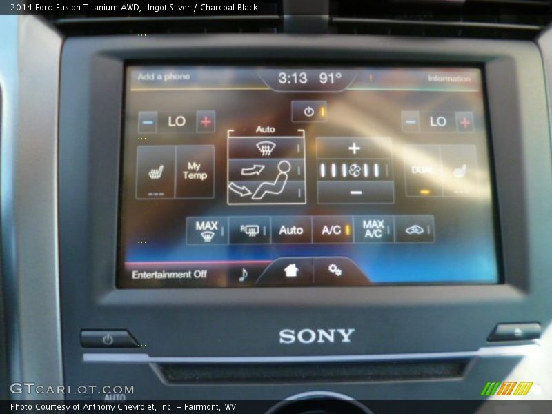 Ingot Silver / Charcoal Black 2014 Ford Fusion Titanium AWD