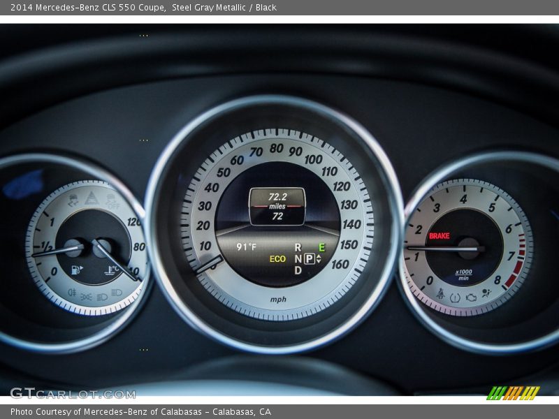 Steel Gray Metallic / Black 2014 Mercedes-Benz CLS 550 Coupe