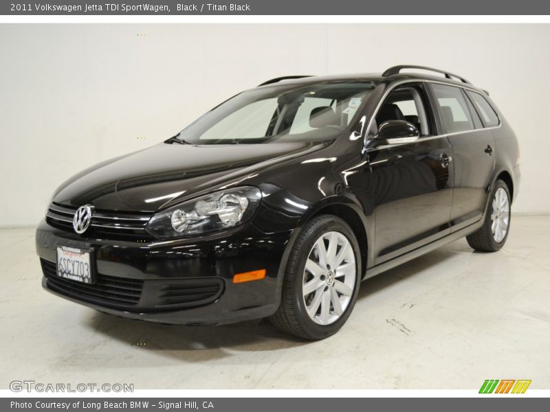 Black / Titan Black 2011 Volkswagen Jetta TDI SportWagen