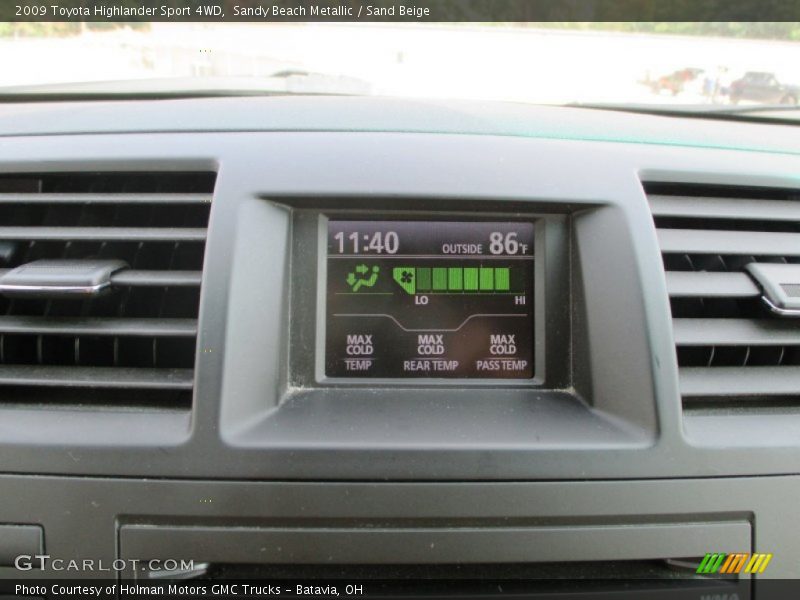 Sandy Beach Metallic / Sand Beige 2009 Toyota Highlander Sport 4WD