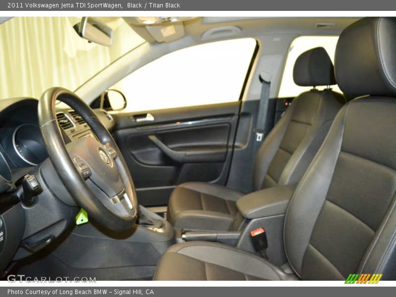 Black / Titan Black 2011 Volkswagen Jetta TDI SportWagen