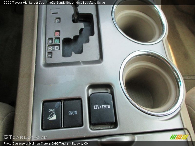 Sandy Beach Metallic / Sand Beige 2009 Toyota Highlander Sport 4WD