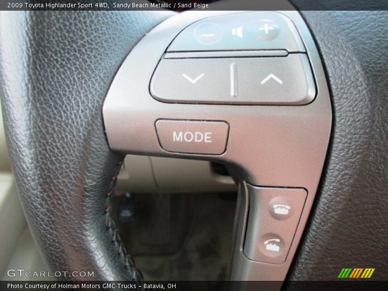 Sandy Beach Metallic / Sand Beige 2009 Toyota Highlander Sport 4WD