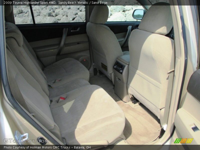 Sandy Beach Metallic / Sand Beige 2009 Toyota Highlander Sport 4WD
