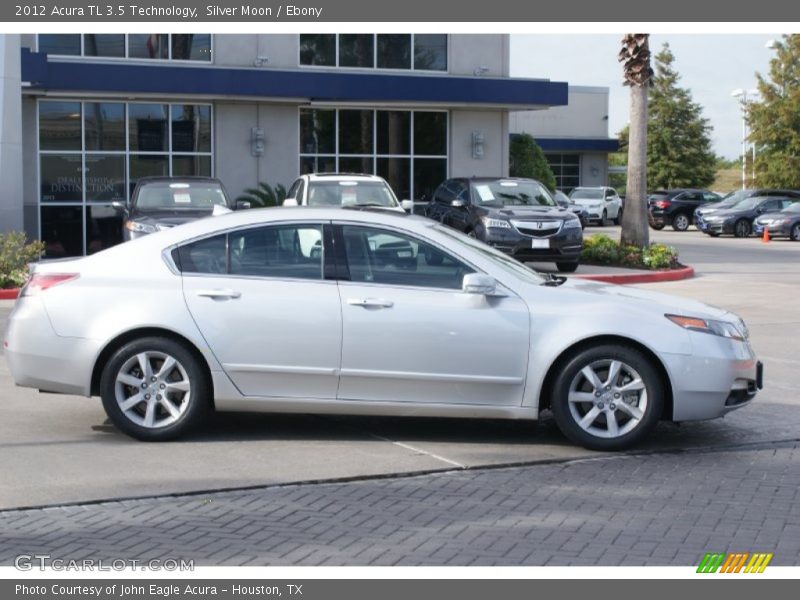 Silver Moon / Ebony 2012 Acura TL 3.5 Technology