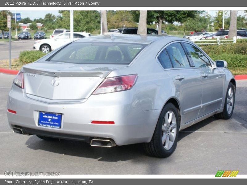 Silver Moon / Ebony 2012 Acura TL 3.5 Technology