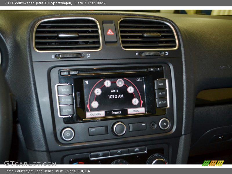 Black / Titan Black 2011 Volkswagen Jetta TDI SportWagen