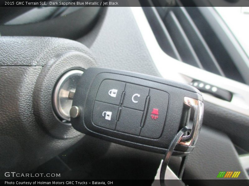 Dark Sapphire Blue Metallic / Jet Black 2015 GMC Terrain SLE
