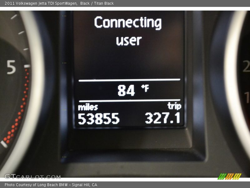 Black / Titan Black 2011 Volkswagen Jetta TDI SportWagen