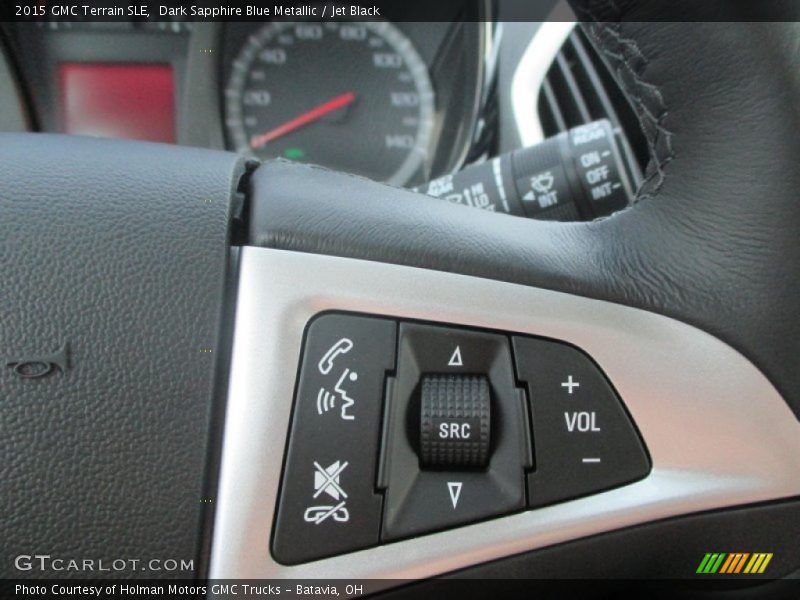 Dark Sapphire Blue Metallic / Jet Black 2015 GMC Terrain SLE