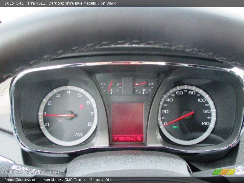 Dark Sapphire Blue Metallic / Jet Black 2015 GMC Terrain SLE