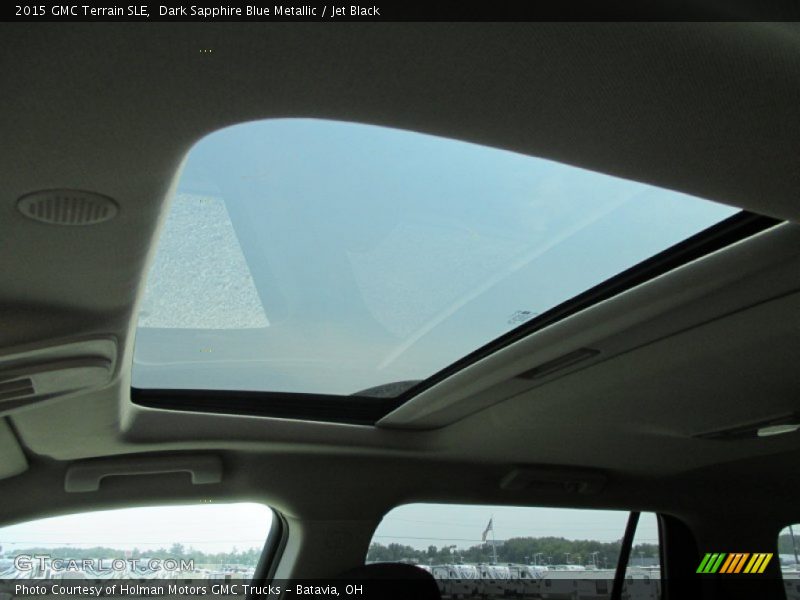 Dark Sapphire Blue Metallic / Jet Black 2015 GMC Terrain SLE