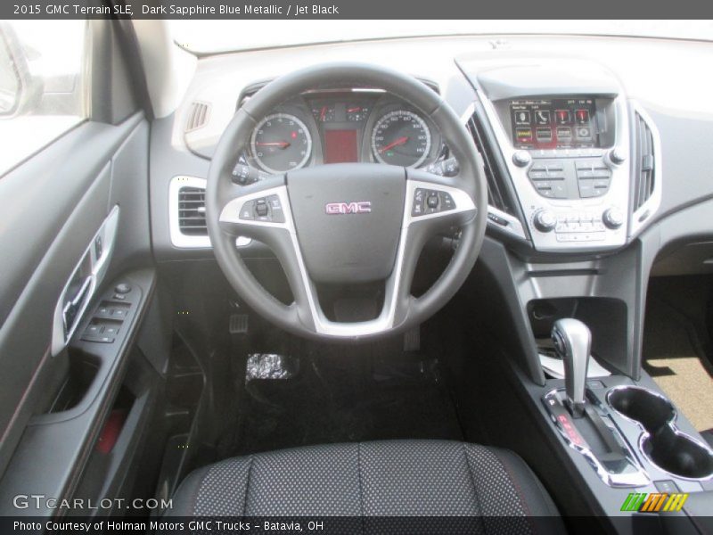 Dark Sapphire Blue Metallic / Jet Black 2015 GMC Terrain SLE