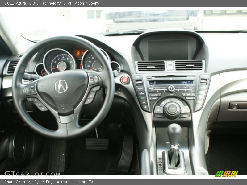 Silver Moon / Ebony 2012 Acura TL 3.5 Technology