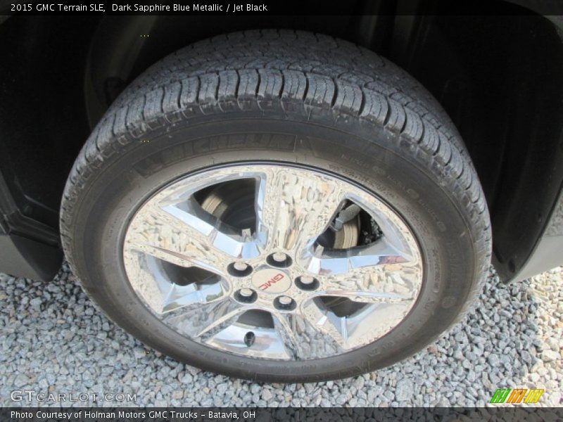 Dark Sapphire Blue Metallic / Jet Black 2015 GMC Terrain SLE