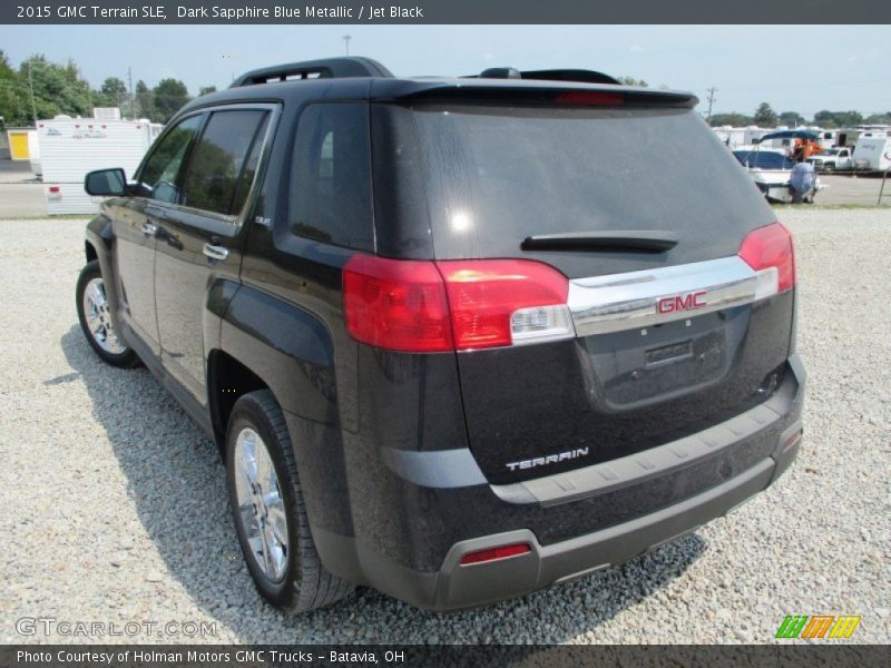 Dark Sapphire Blue Metallic / Jet Black 2015 GMC Terrain SLE