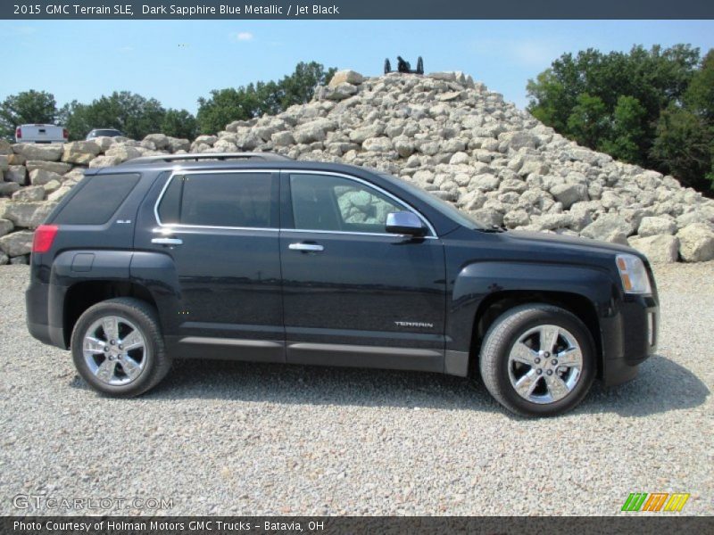Dark Sapphire Blue Metallic / Jet Black 2015 GMC Terrain SLE