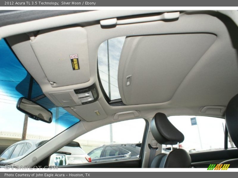 Silver Moon / Ebony 2012 Acura TL 3.5 Technology