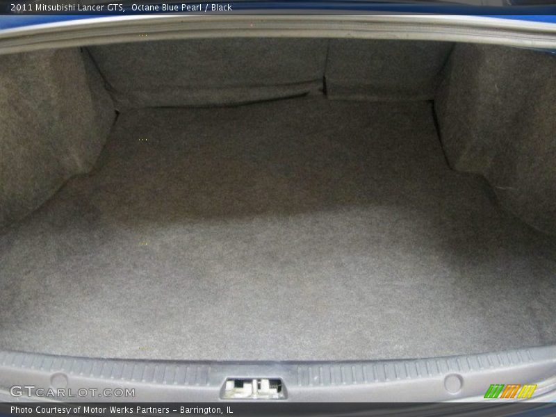 Octane Blue Pearl / Black 2011 Mitsubishi Lancer GTS