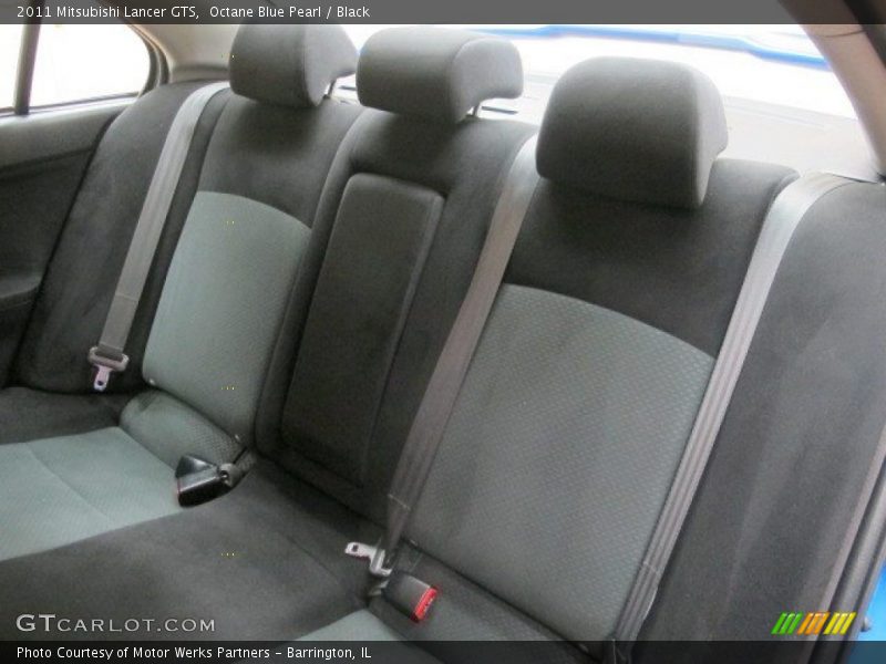 Octane Blue Pearl / Black 2011 Mitsubishi Lancer GTS