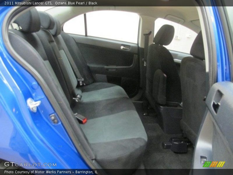Octane Blue Pearl / Black 2011 Mitsubishi Lancer GTS