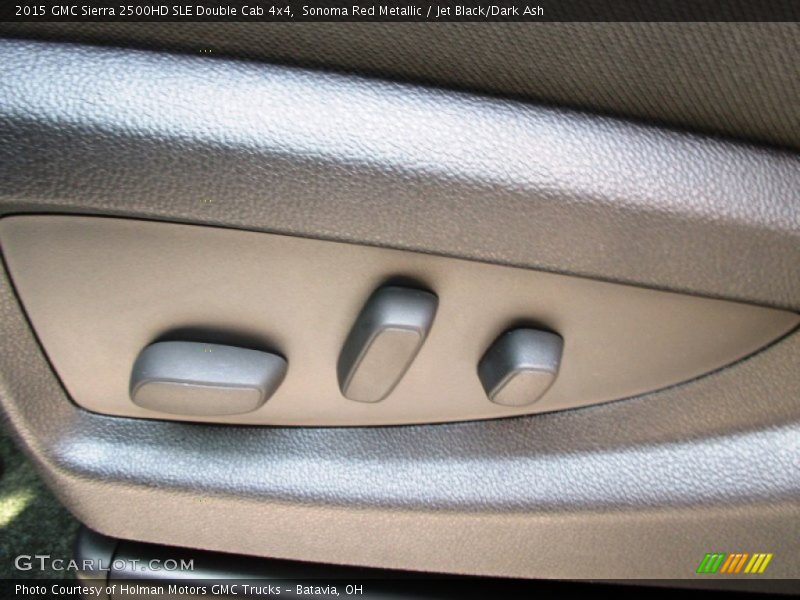 Sonoma Red Metallic / Jet Black/Dark Ash 2015 GMC Sierra 2500HD SLE Double Cab 4x4