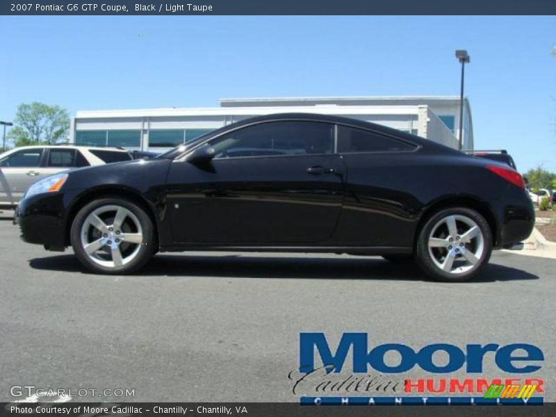 Black / Light Taupe 2007 Pontiac G6 GTP Coupe