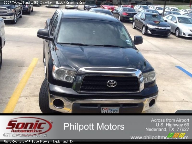 Black / Graphite Gray 2007 Toyota Tundra SR5 CrewMax