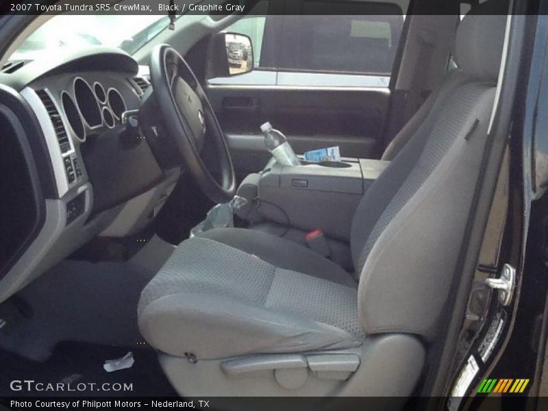 Black / Graphite Gray 2007 Toyota Tundra SR5 CrewMax