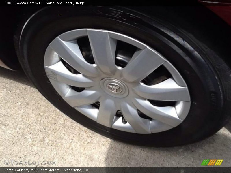 Salsa Red Pearl / Beige 2006 Toyota Camry LE
