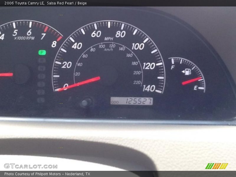 Salsa Red Pearl / Beige 2006 Toyota Camry LE