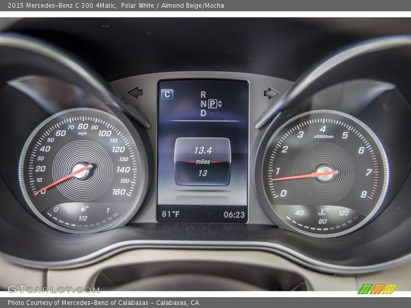 Polar White / Almond Beige/Mocha 2015 Mercedes-Benz C 300 4Matic