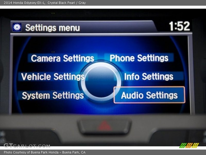 Crystal Black Pearl / Gray 2014 Honda Odyssey EX-L