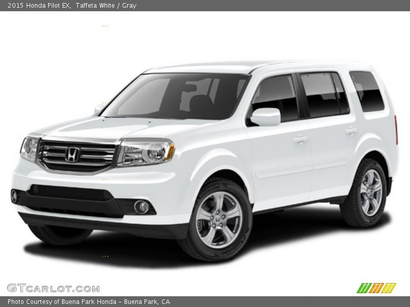 Taffeta White / Gray 2015 Honda Pilot EX