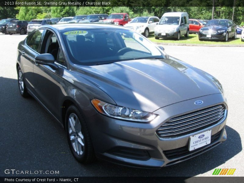 Sterling Gray Metallic / Charcoal Black 2013 Ford Fusion SE